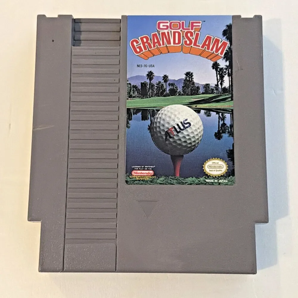 golf grand slam nintendo NES (nintendo, NES) tested works vtg